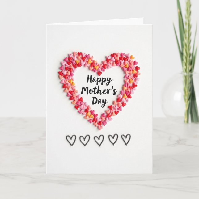 Sweet Hearts Mothers Day Card (Front)