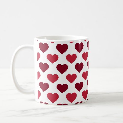 Sweet Hearts on white cute gift of love Coffee Mug