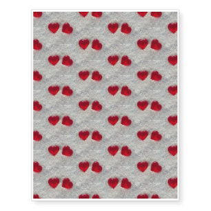 sweet hearts, pattern temporary tattoos
