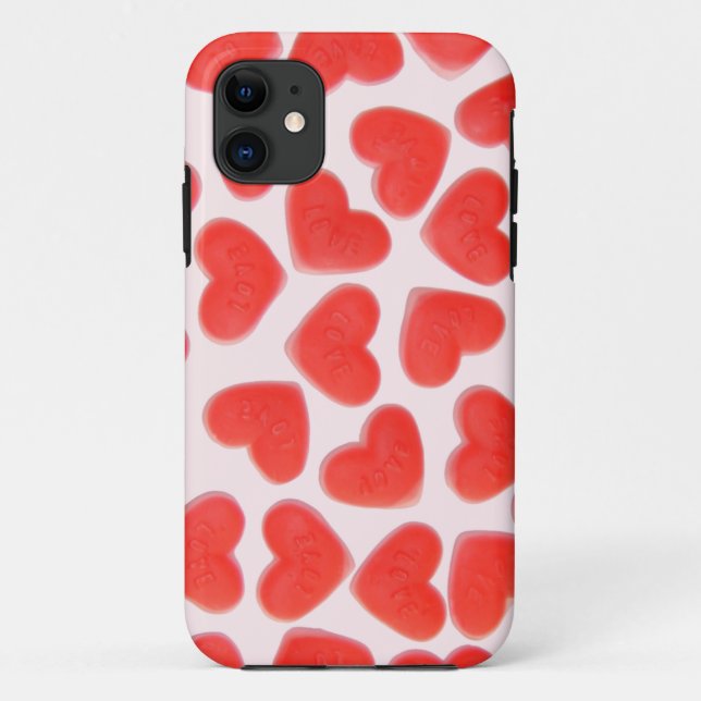 Sweet Hearts Pink iPhone case (Back)