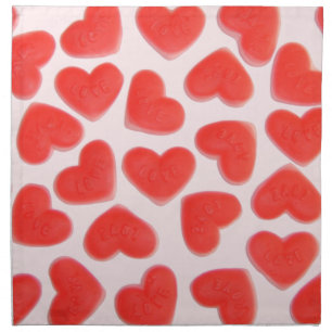 Sweet Hearts Pink napkin set