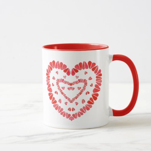 SWEET HEARTS Red Combo Mug