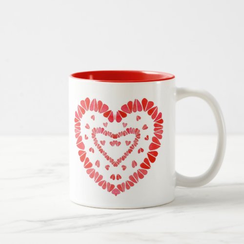SWEET HEARTS Red Two_Tone Mug