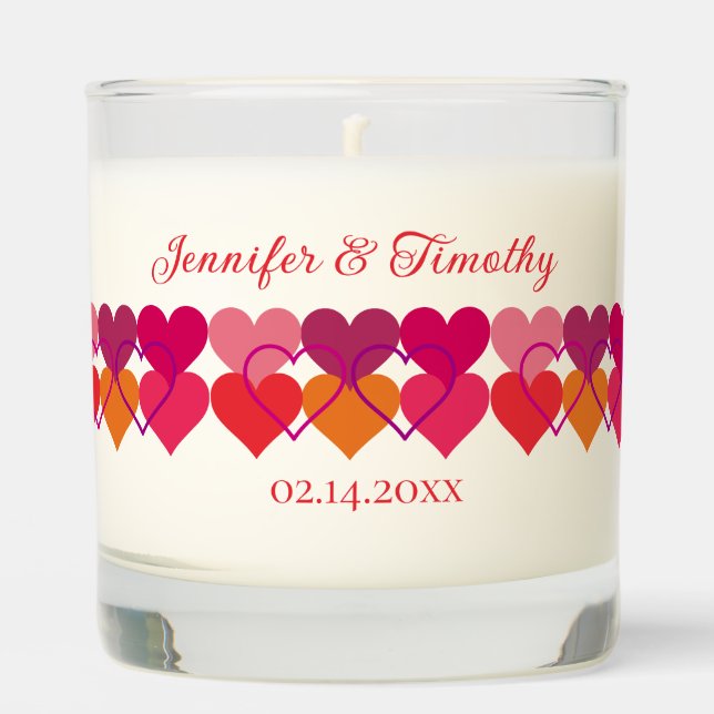 Sweet Hearts  Scented Candle (Front)