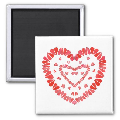 SWEET HEARTS Square Magnet