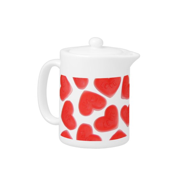 Sweet Hearts teapot (Left)