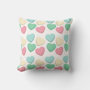 Sweet Hearts Valentine's Day Throw Pillow