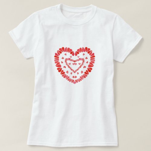 SWEET HEARTS Womens T_Shirt