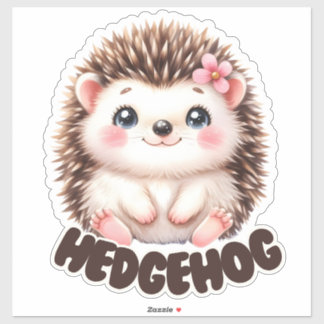 Sweet Hedgehog - Nursery Sticker