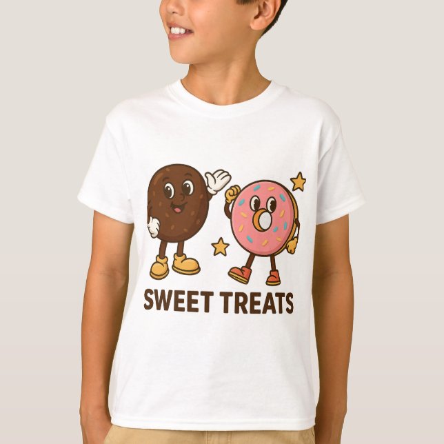 Sweet Heroes – Cookie & Donut’s Delicious Adventur T-Shirt (Front)