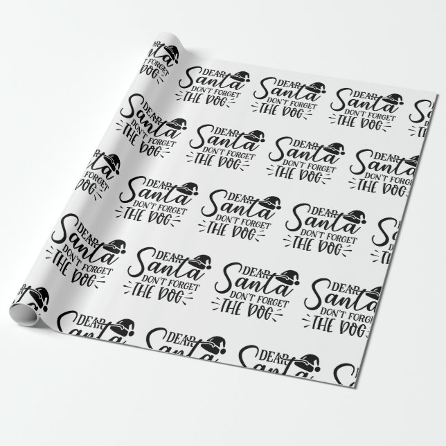 Sweet Holiday Cheer Wrapping Paper (Unrolled)