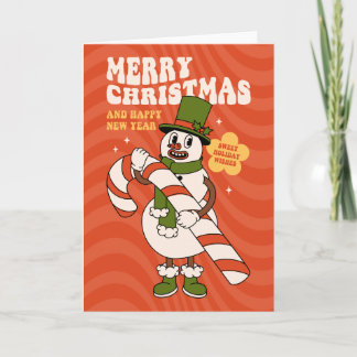 Sweet Holiday Wishes - A Candy Cane Christmas Card