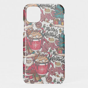 Sweet Holiday Wishes - cute merry christmas iPhone 11 Case