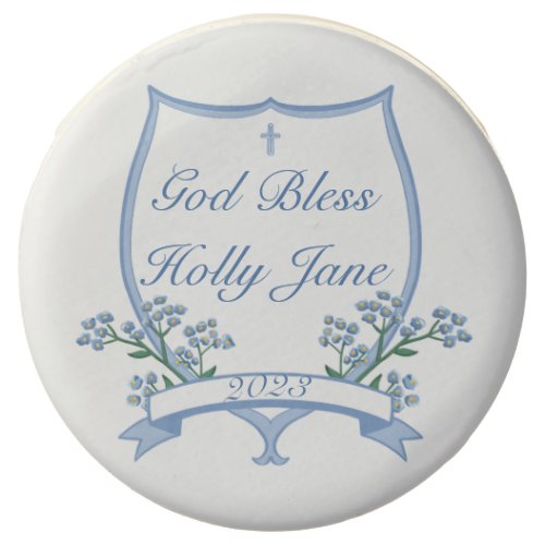 Sweet  Holy Baptism First Communion Baby Girl Chocolate Covered Oreo