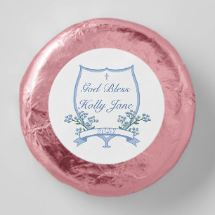 Sweet Holy Baptism First Communion Baby Girl Dipped Oreo Cookie Favors
