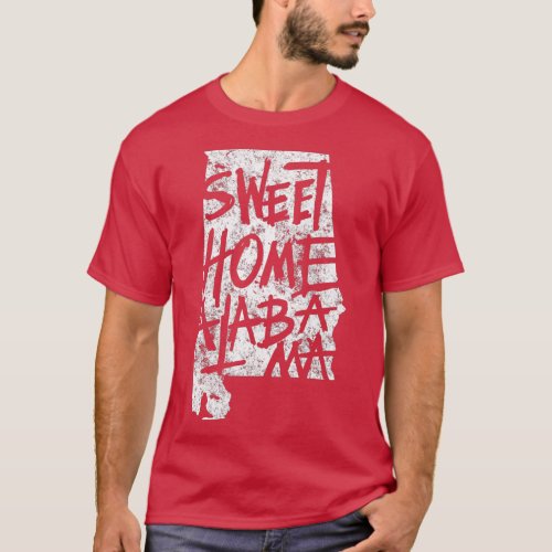 Sweet Home Alabama Birmingham State Art  T_Shirt