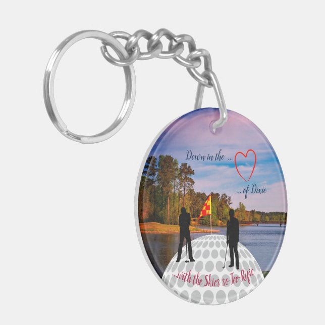 Sweet Home Alabama Golf Keychain (Front Left)