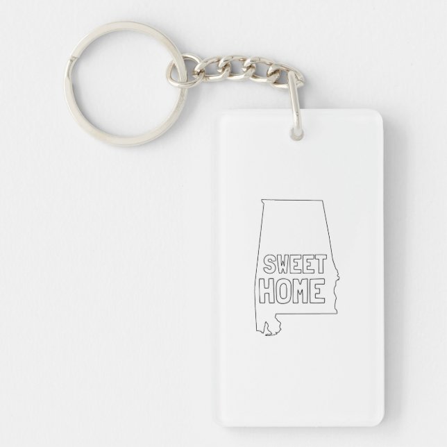Sweet Home Alabama Keychain (Front)