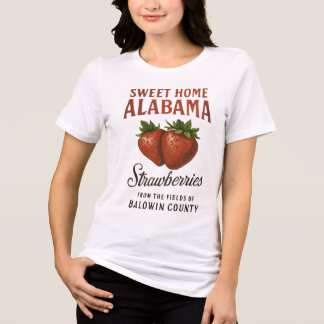sweet home alabama strawberry Tri-Blend shirt