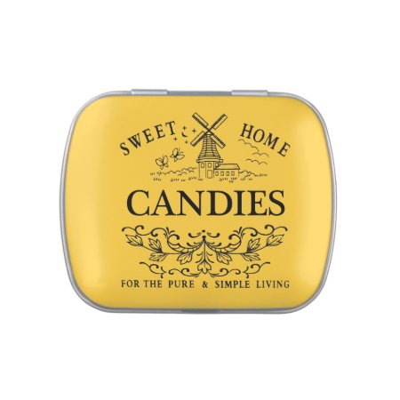 Sweet Home Candies Golden Tin