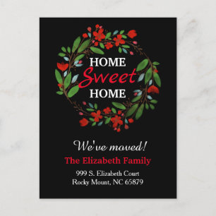 Sweet Home New Address Moving Announcement Postcard