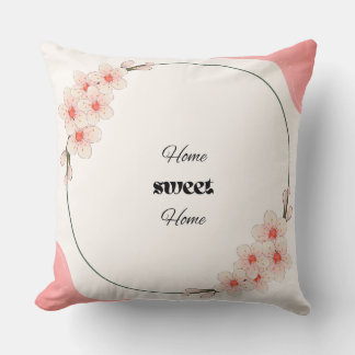 sweet home pillow case design
