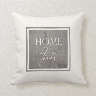 sweet home throw pillow
