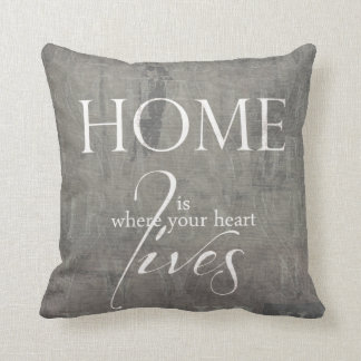 sweet home throw pillow