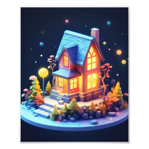 Sweet Home Tiny House  Photo Print