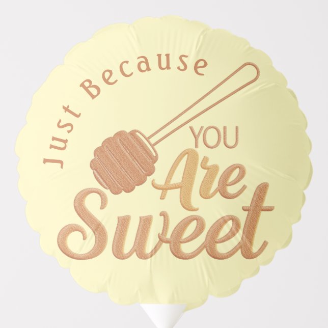 Sweet Honey Accent for Rustic Celebrations Balloon (Front)