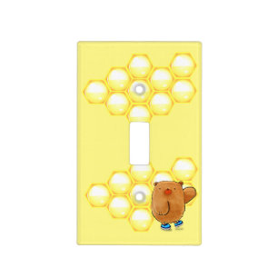 Sweet Honey Bear Light Switch Cover