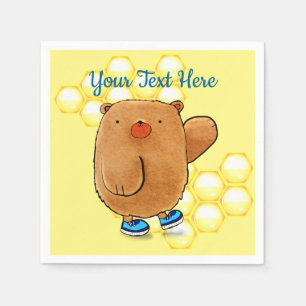 Sweet Honey Bear Napkins