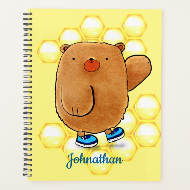 Sweet Honey Bear Planner (Front)