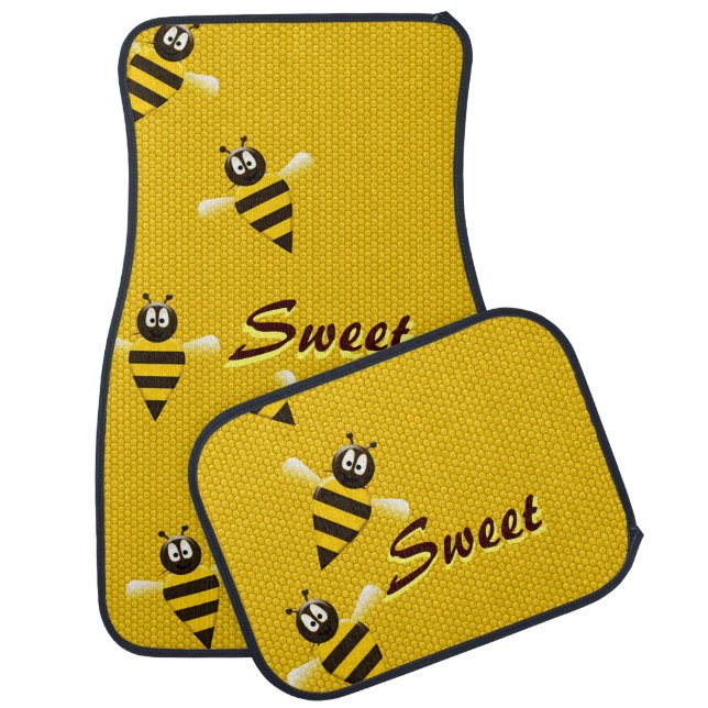 Sweet Honey Bees Car Mat (Set)