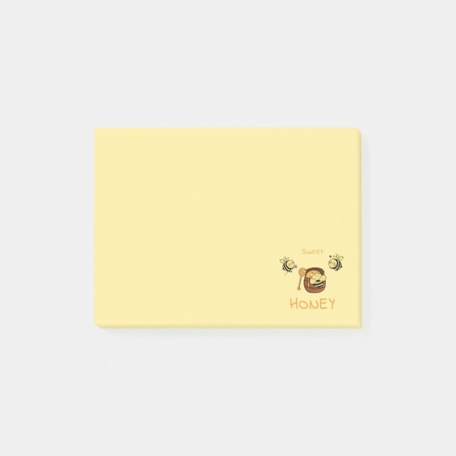 Sweet Honey Cute Little Honeybee Notes (Front)