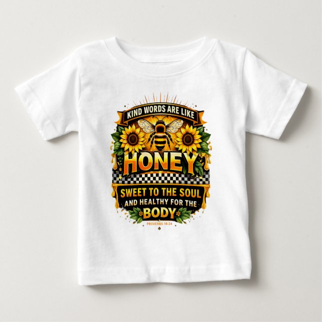 Sweet Honey | Proverbs 16:24 T-shirt (Front)