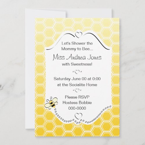 Sweet Honeycomb Invitation