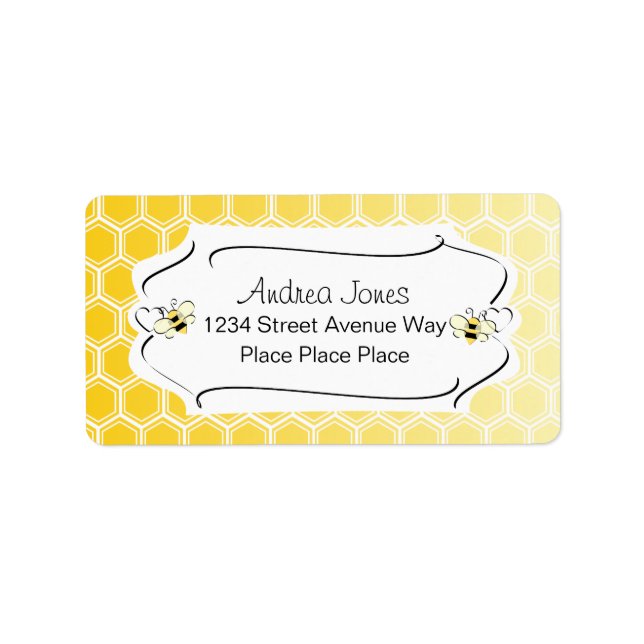 Sweet Honeycomb Label (Front)