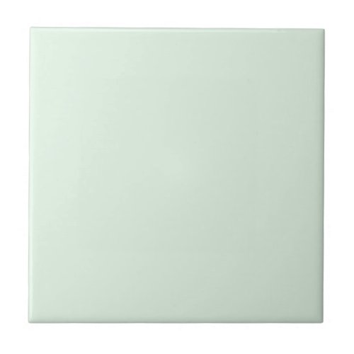 Sweet Honeydew Melon Solid Color Ceramic Tile