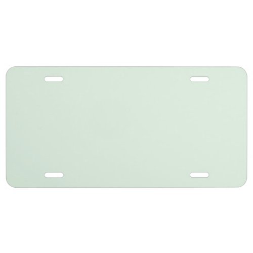 Sweet Honeydew Melon Solid Color License Plate