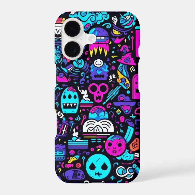 Sweet Horror Graffiti Characters Case-Mate iPhone Case (Back)
