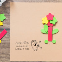 Sweet Horse Doodle Custom Kids Name Personalized