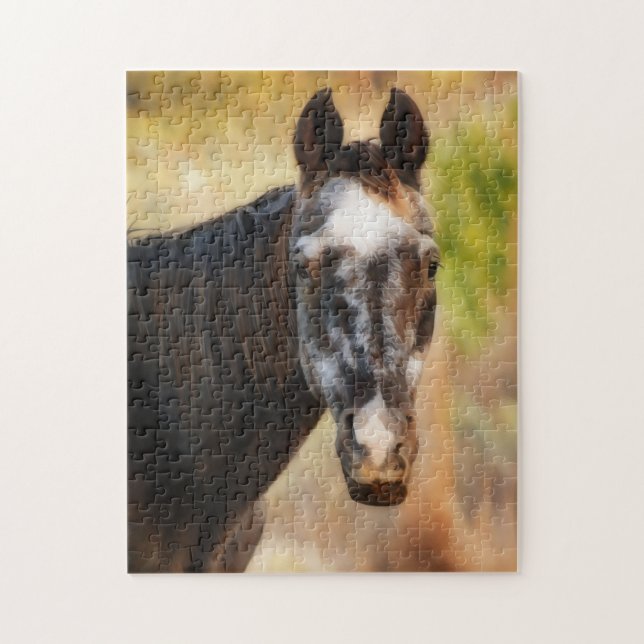 Sweet Horse Portrait Art Puzzle (Vertical)
