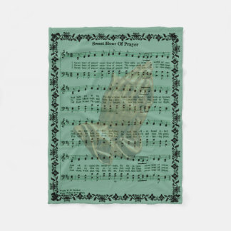 SWEET HOUR OF PRAYER FLEECE BLANKET