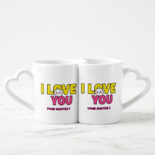 Sweet I Love You Graphic for Gifts and Apparel Coffee Mug Set