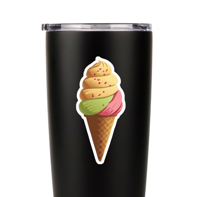 Sweet Ice Cream Cone Sticker (Creator Uploaded)