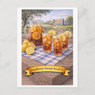 Sweet Iced Tea (American Food Series) Postcard