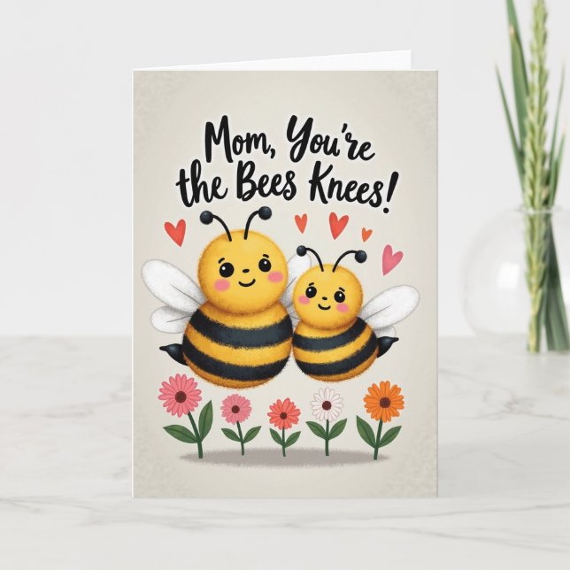 Sweet Insect Mother Love Card (Front)