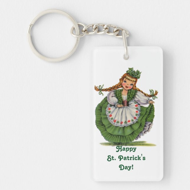 Sweet Irish Miss Keychain (Front)