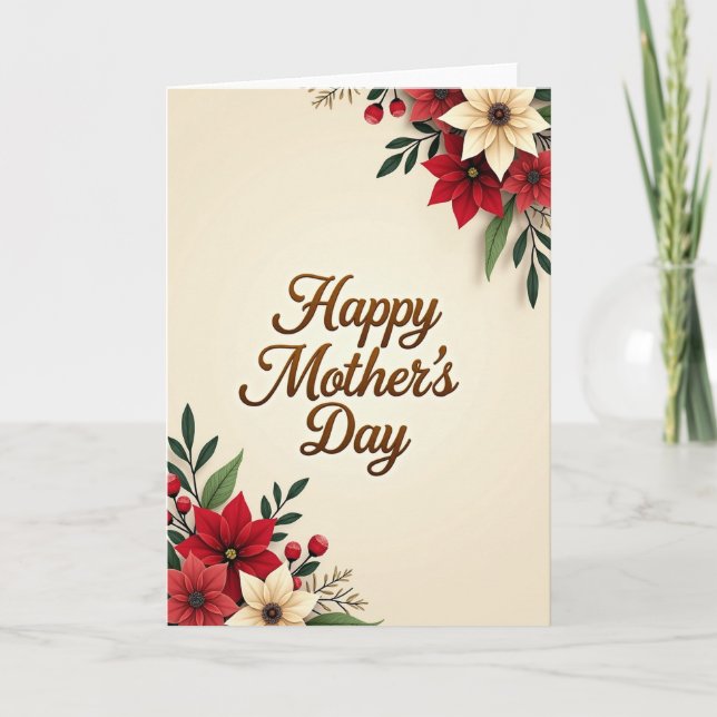 Sweet Ivory Mothers Day Card (Front)